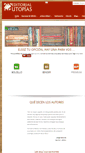 Mobile Screenshot of editorialutopias.com