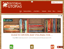 Tablet Screenshot of editorialutopias.com